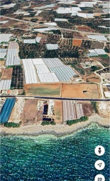 Koutsouras Südostkreta, Koutsouras: Baugrundstück direkt am Meer zu verkaufen Grundstück kaufen